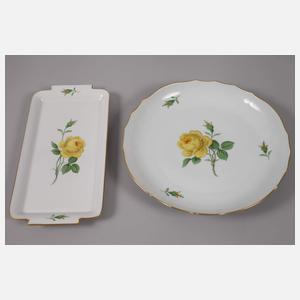 Meissen Kaffeeservice "Gelbe Rose"