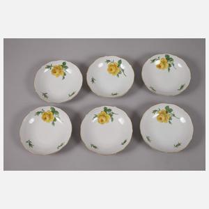 Meissen Kaffeeservice "Gelbe Rose"