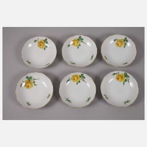 Meissen Kaffeeservice "Gelbe Rose"