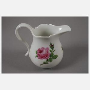 Meissen vier Serviceteile "Rote Rose"