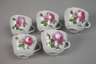 Meissen Mokka-Restservice "Rote Rose"