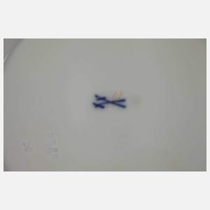 Meissen sieben Kuchenteller "Rote Rose"