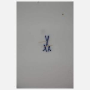 Meissen zwei Fächerschalen "Blume 1"