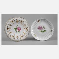 Meissen zwei Reliefschalen "Blume 1"111