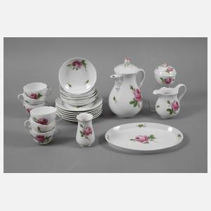 Meissen Kaffeeservice "Rote Rose"