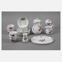 Meissen Kaffeeservice "Rote Rose"111