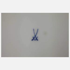 Meissen sechs Suppenteller "Blume 3, schräg"