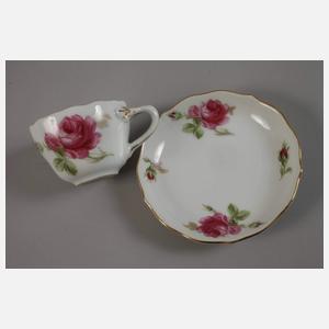 Meissen Konvolut Kleinteile Blumenmalerei