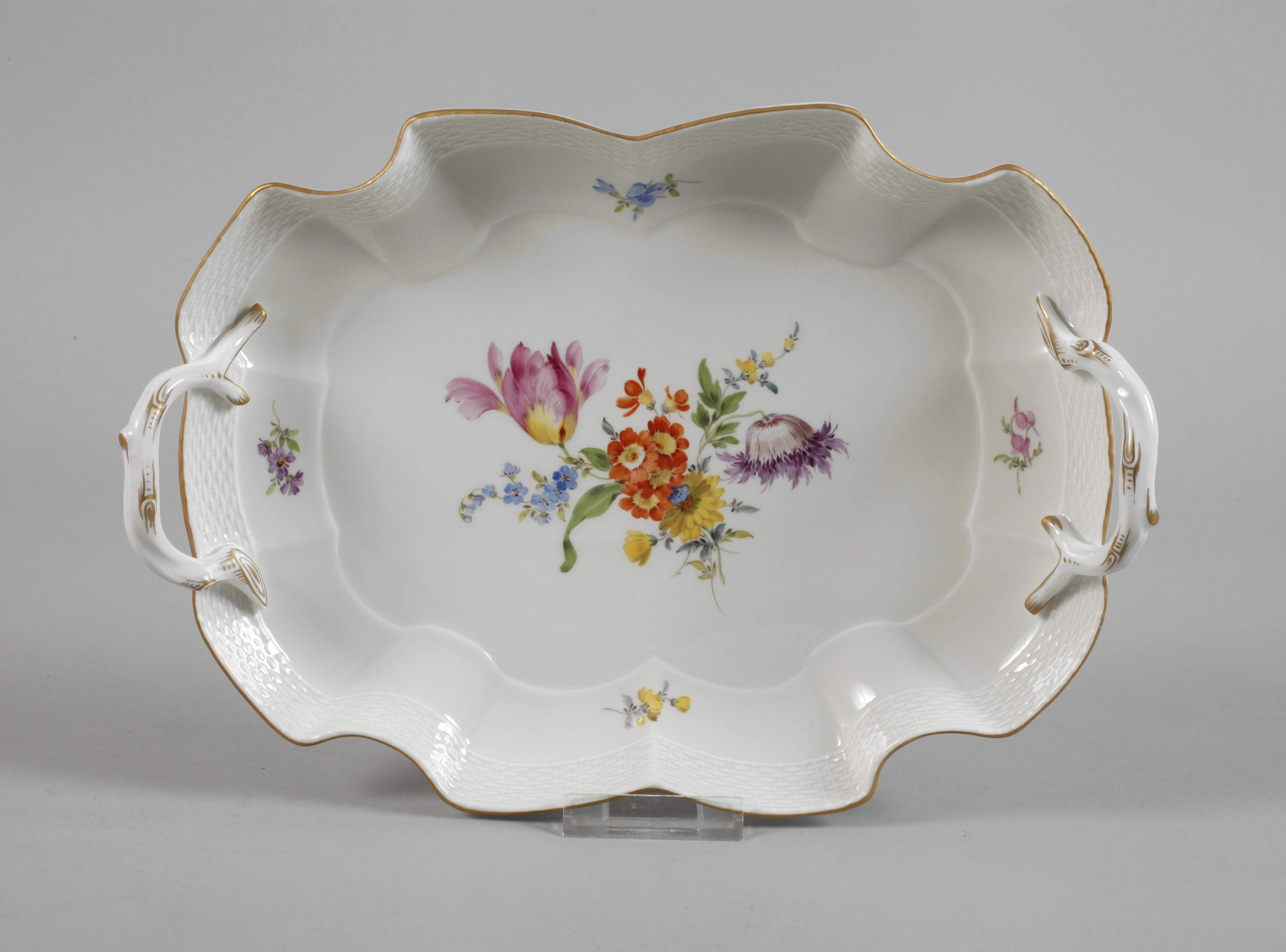 Meissen Tablett "Blumenbukett"