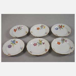 Meissen Teeservice "Blumenbukett schräg"