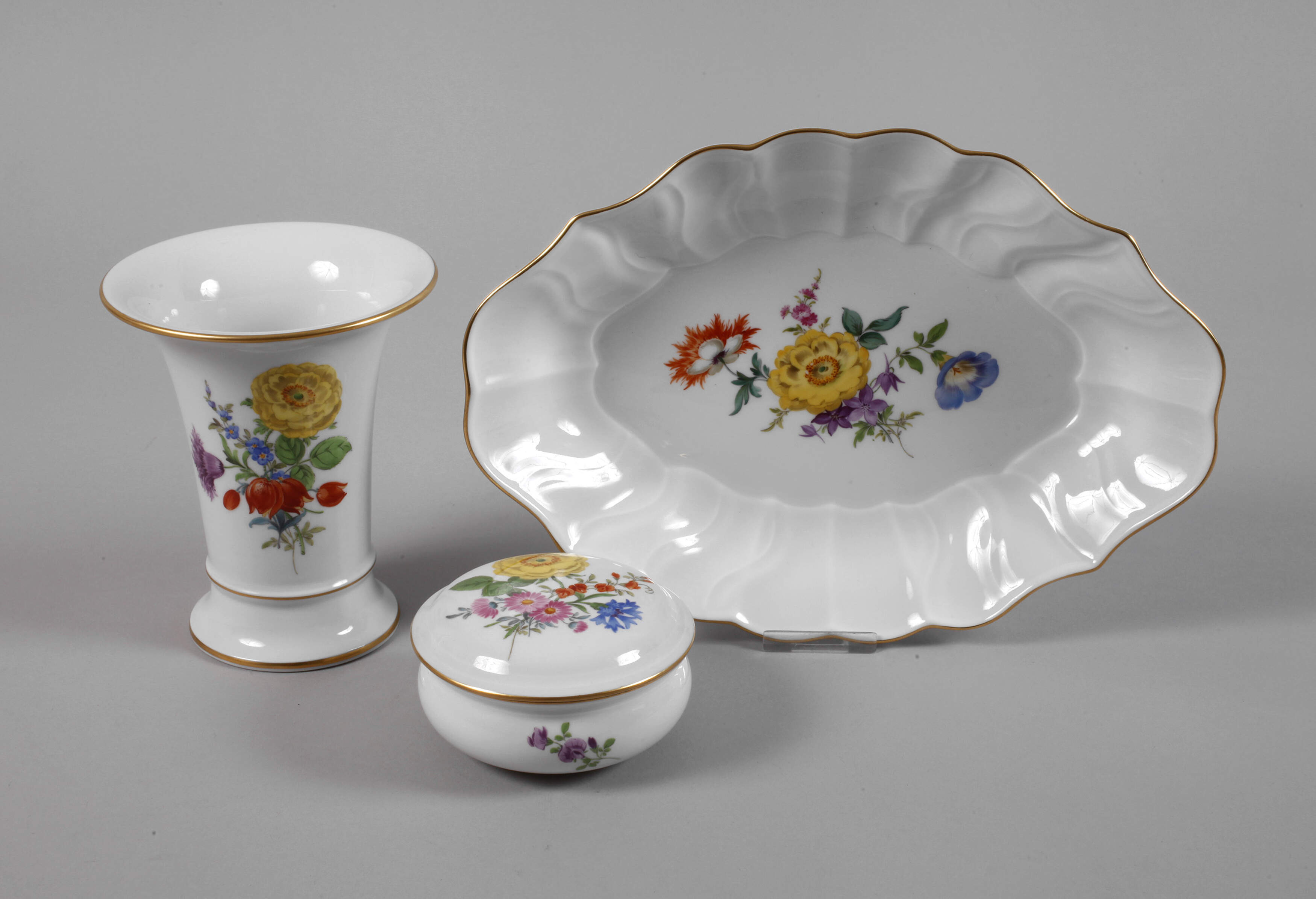 Meissen Konvolut "Blumenbukett"