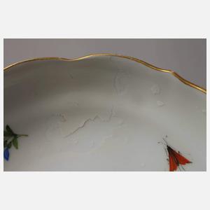 Meissen sechs Café au Lait-Tassen Blumenmalerei