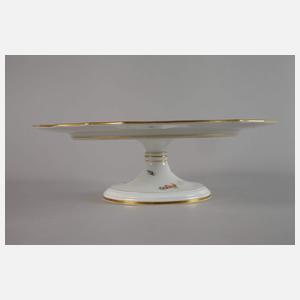 Meissen Tortenplatte "Blumen und Insekten"