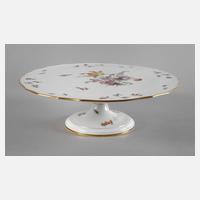 Meissen Tortenplatte "Blumen und Insekten"111