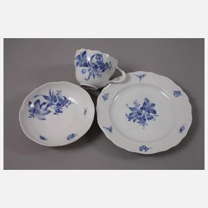 Meissen Konvolut "Blaue Blume"