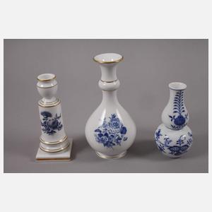 Meissen Konvolut "Blaue Blume"