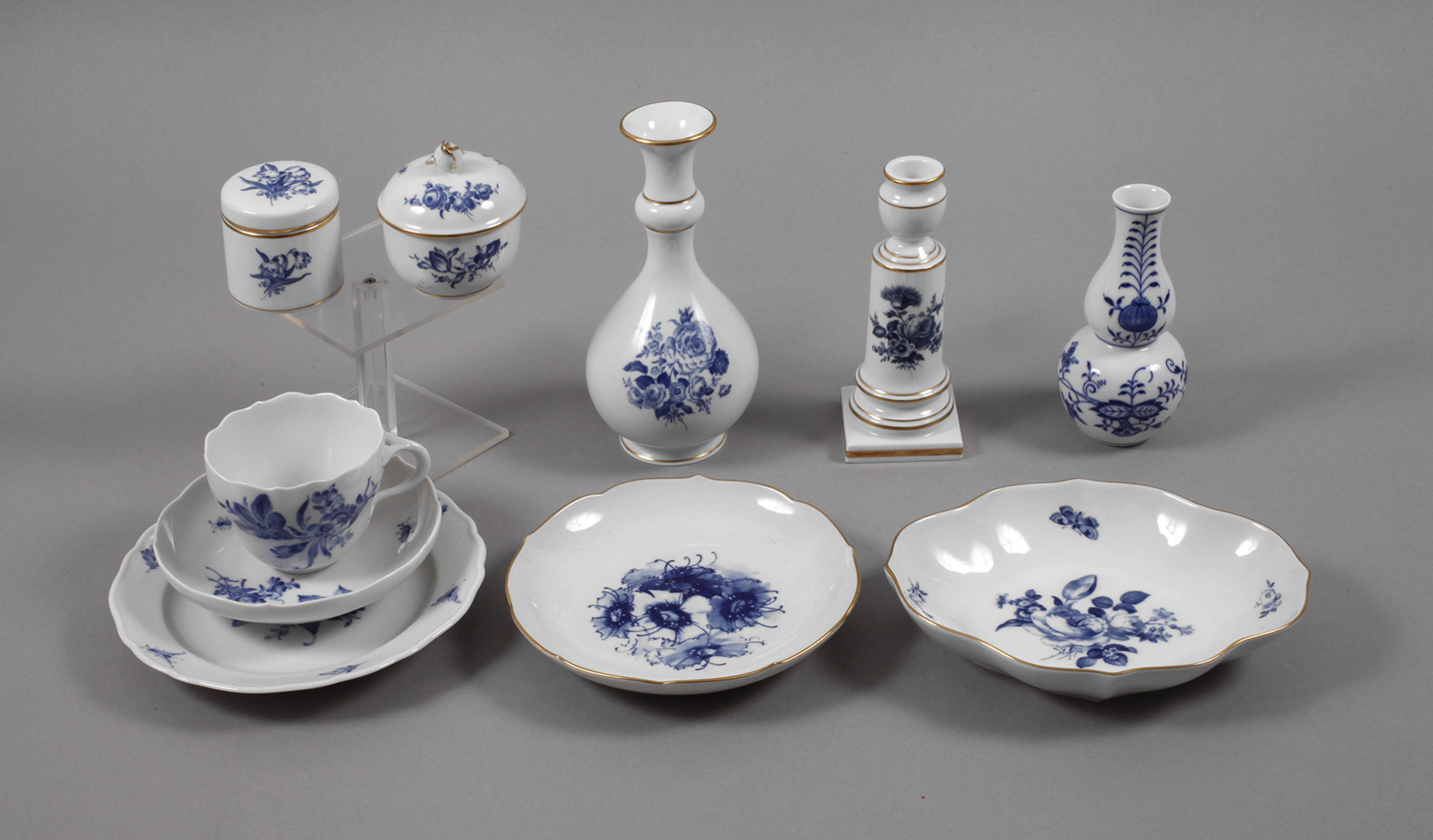 Meissen Konvolut "Blaue Blume"
