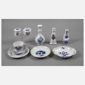 Meissen Konvolut "Blaue Blume"
