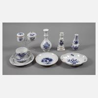 Meissen Konvolut "Blaue Blume"111