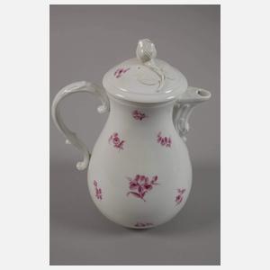 Meissen Kaffeeservice Streublümchendekor purpur