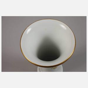 Meissen Stangenvase Streublümchendekor