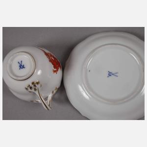 Meissen drei Mokkatassen