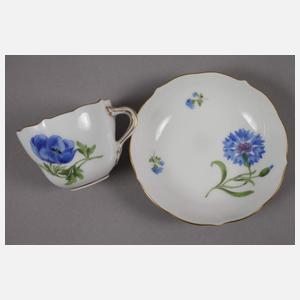 Meissen drei Mokkatassen