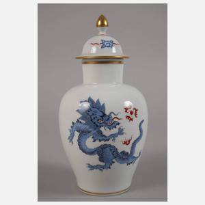 Meissen Deckelvase "Mingdrache"