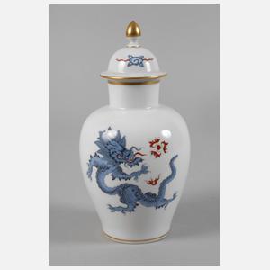 Meissen Deckelvase "Mingdrache"