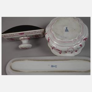 Meissen Schreibgarnitur "Indische Malerei"