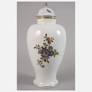 Meissen Deckelvase Indischmalerei