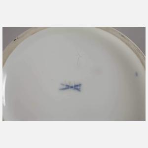 Meissen Deckelvase Indischmalerei