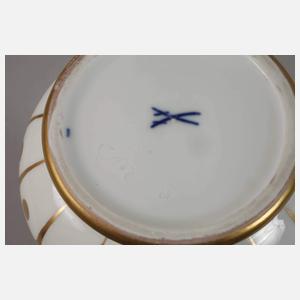 Meissen große Flötenvase Indischmalerei