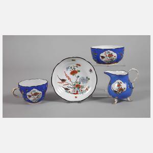 Meissen vier Teile Kakiemondekor