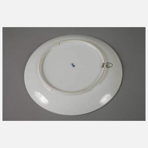 Meissen Wandteller Ansicht "Meerane"