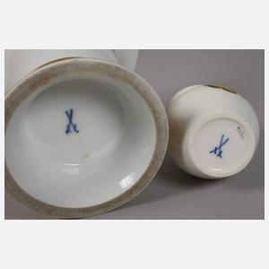 Meissen Konvolut Zierporzellan