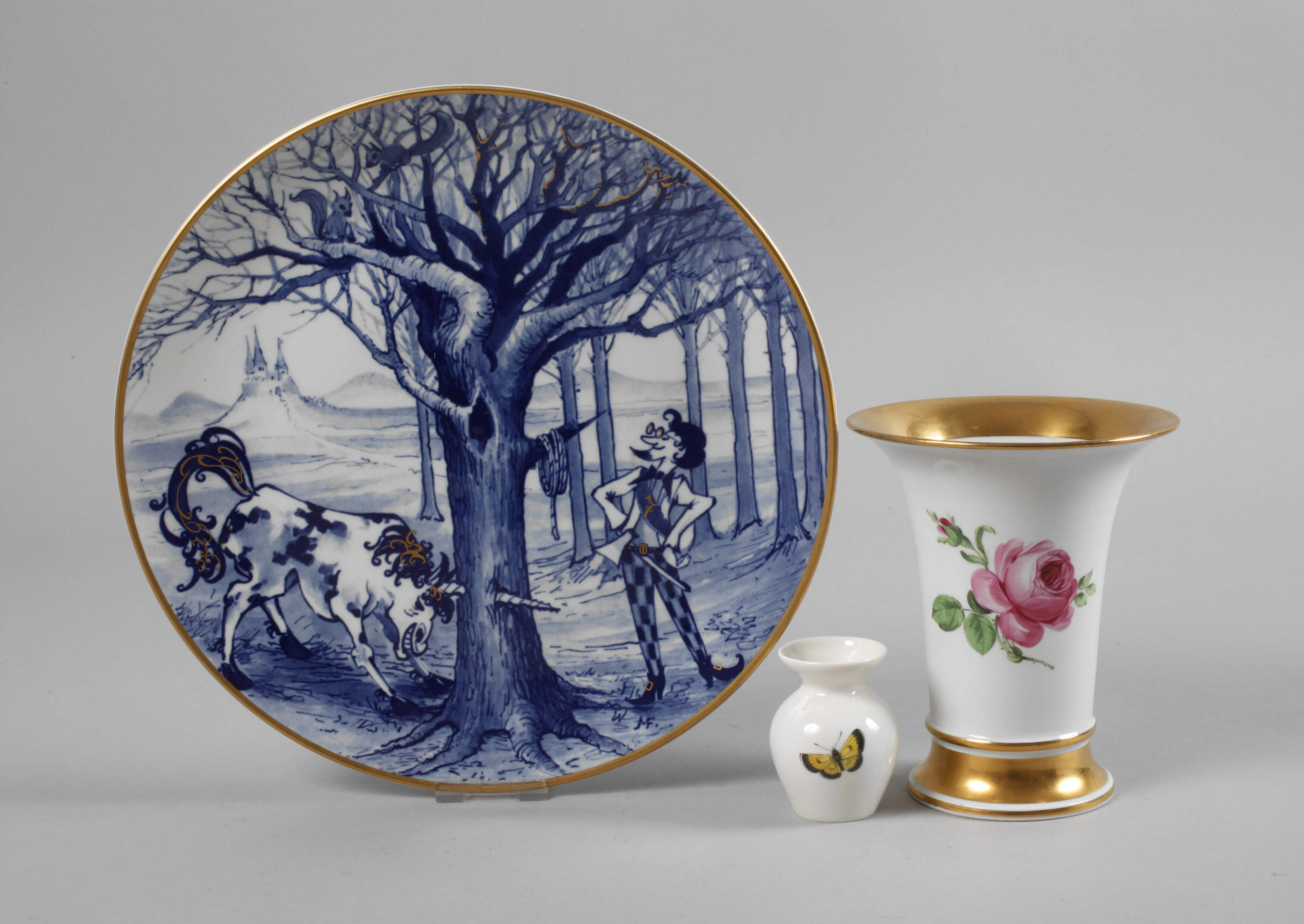 Meissen Konvolut Zierporzellan