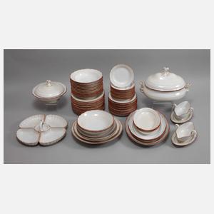 Meissen umfangreiches Speiseservice "Korallenrand"