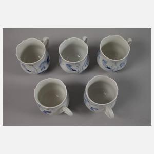 Meissen Kaffeeservice "Großer Ausschnitt"