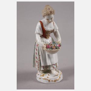 Meissen "Gärtnerkind mit Blumenkorb"