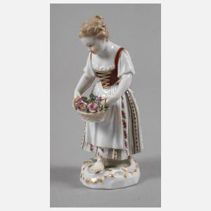 Meissen "Gärtnerkind mit Blumenkorb"