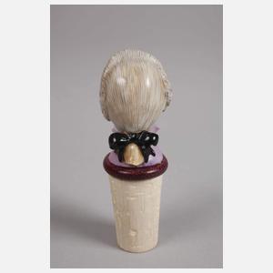 Meissen Figurenkorken "Jüngling mit Zopfschleife"