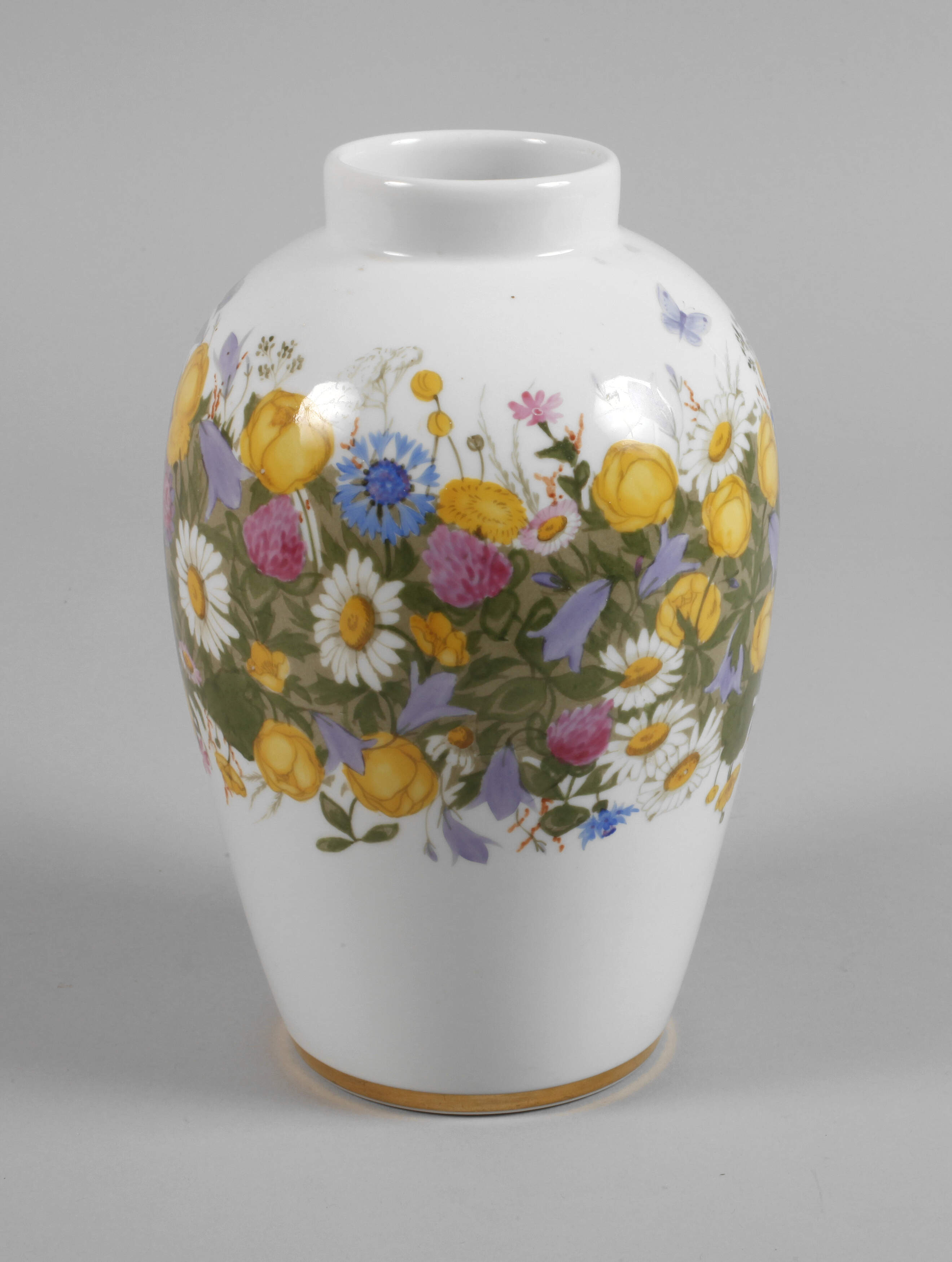 Nymphenburg Vase Blumendekor