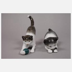 Pfeffer Gotha zwei Katzen