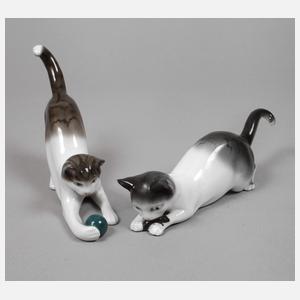 Pfeffer Gotha zwei Katzen