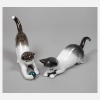 Pfeffer Gotha zwei Katzen111