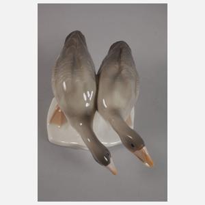 Rörstrand Schweden Graugänsepaar