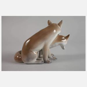 Rörstrand Schweden "Zwei Füchse"