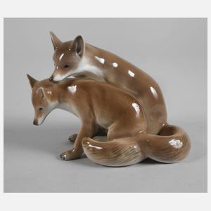 Rörstrand Schweden "Zwei Füchse"