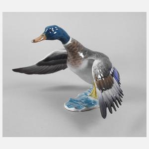 Porzellanfigur "Erpel"